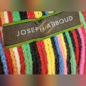 JOSEPH ABBOUD MULTI STRIPED MUFFLER